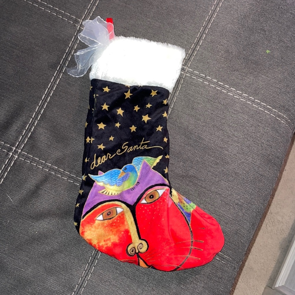 Laurel Burch Christmas stocking